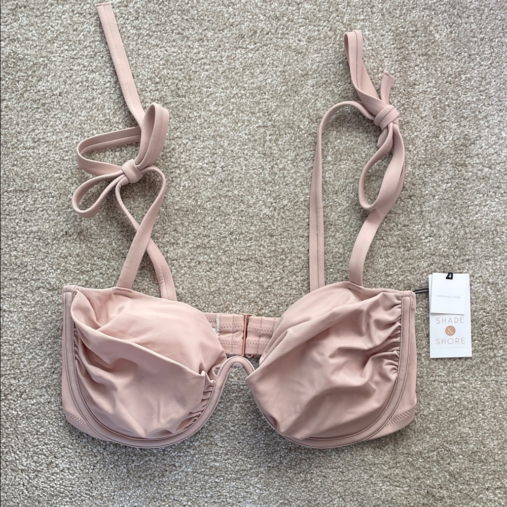 NWT Target Shade & Shore Women's Blush Bikini Top